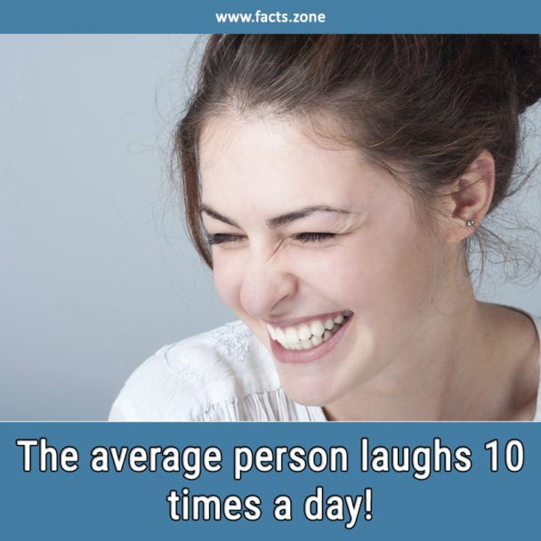person laughs 10 times a day