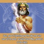 Zeus, god of lightning