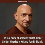 Real name of Sir Ben Kingsley