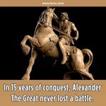 Alexander The Great never lost a battle