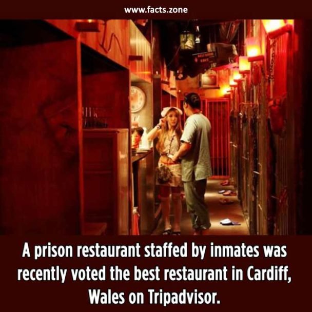 A prison restaurant
