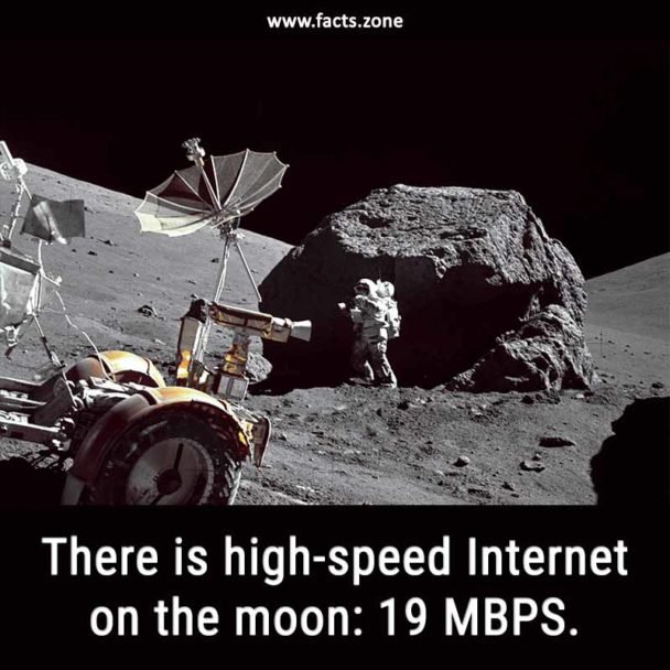 Internet on the moon