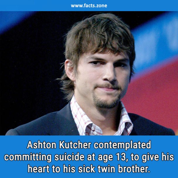 Ashton Kutcher contemplated committing suicide