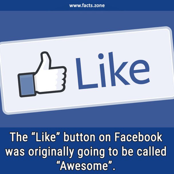 The “Like” button on Facebook