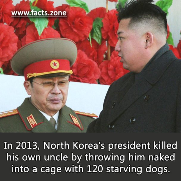 North Korea's president killed his own uncle