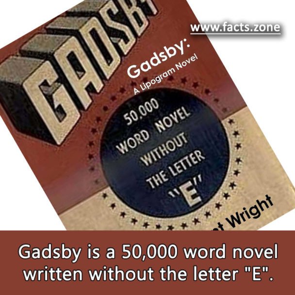 novel written without the letter "E