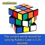 record for solving Rubik's Cube
