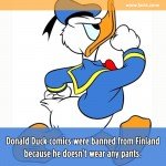 Donald Duck comics Banned