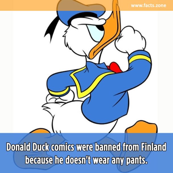Donald Duck comics Banned