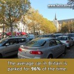 car in Britain is parked for 96% of the time