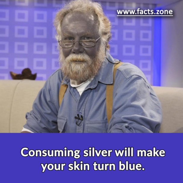 Consuming silver, BLue Skin