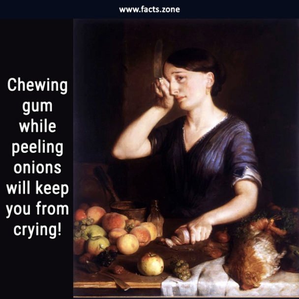 Chewing gum peeling