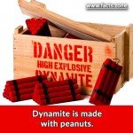 Dynamite from peanuts.