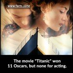 The movie "Titanic" won 11 Oscars