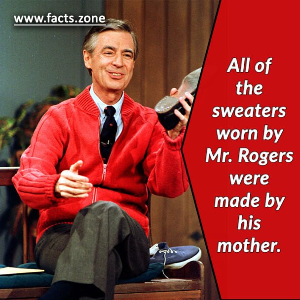 sweaters worn by Mr. Rogers