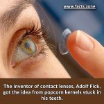 Adolf Fick, got the idea from popcorn kernels stuck in his teeth