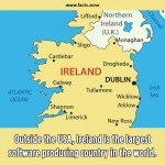 , Ireland is the largest software producing country