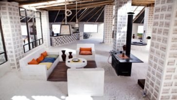 salt beds and chairs