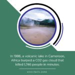 volcanic lake in Cameroon