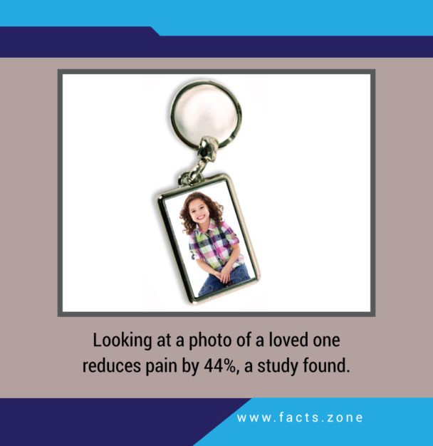 Looking at a photo of a loved one