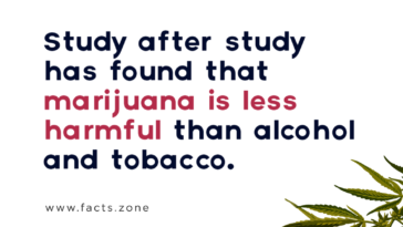 marijuana is less harmful