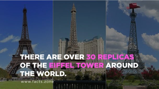 replicas of the Eifel Tower